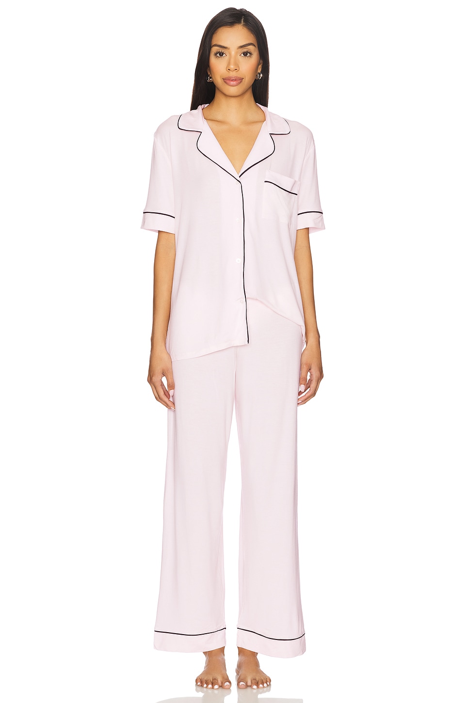 Gisele Short Sleeve Long Pj Set