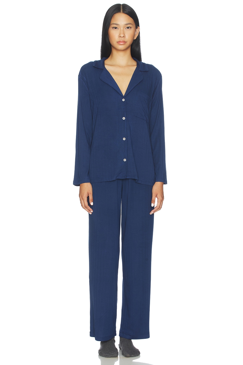 Gisele Rib The Long Pj Set