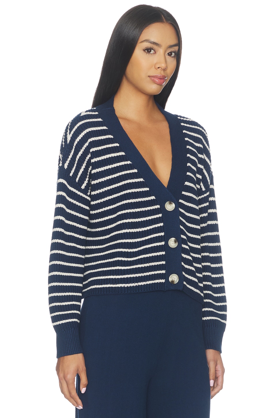 Fine Gauge Cropped Cardigan - thumbnail 3