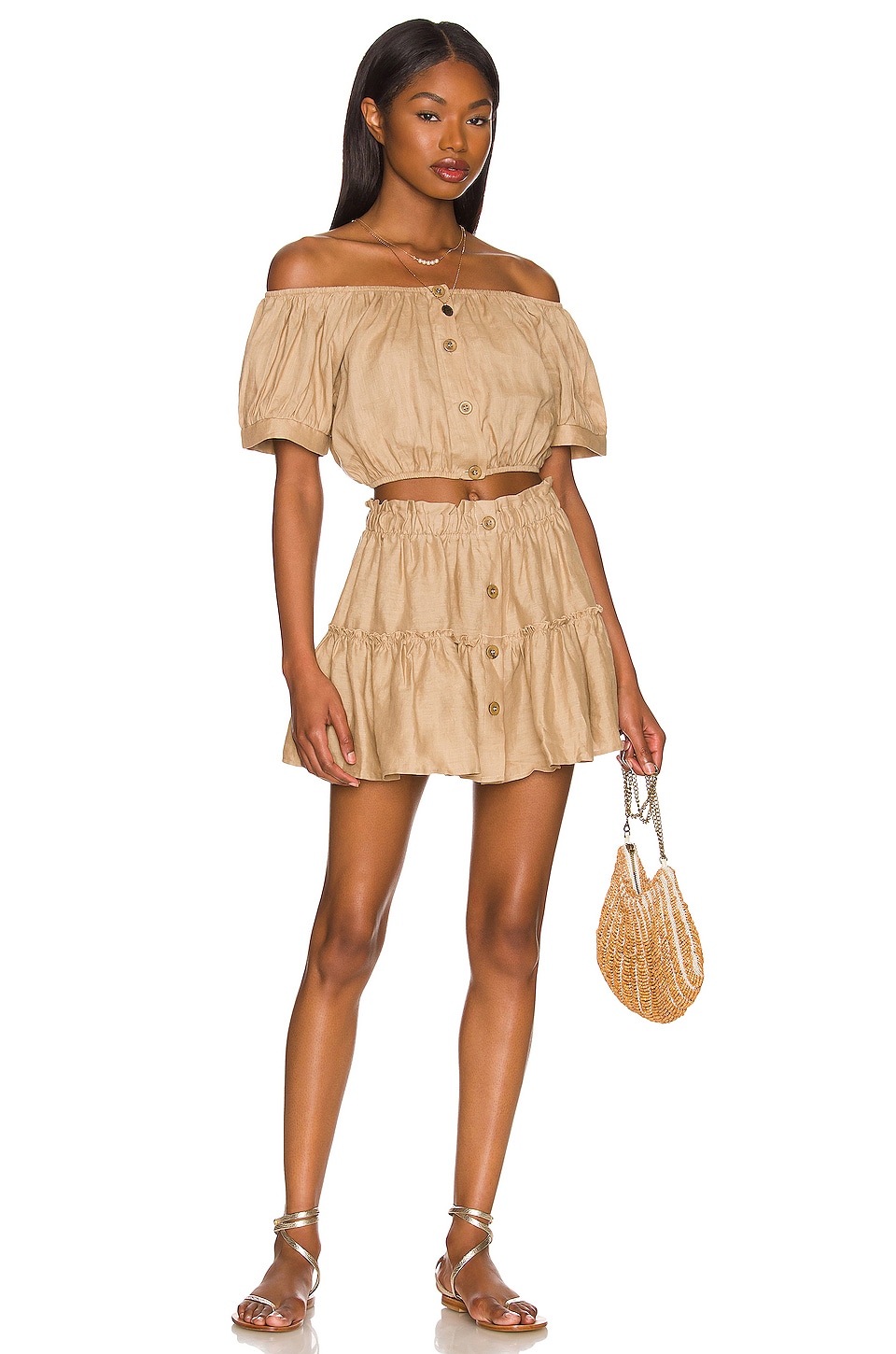 eberjey Linen Nellie Skirt thumbnail