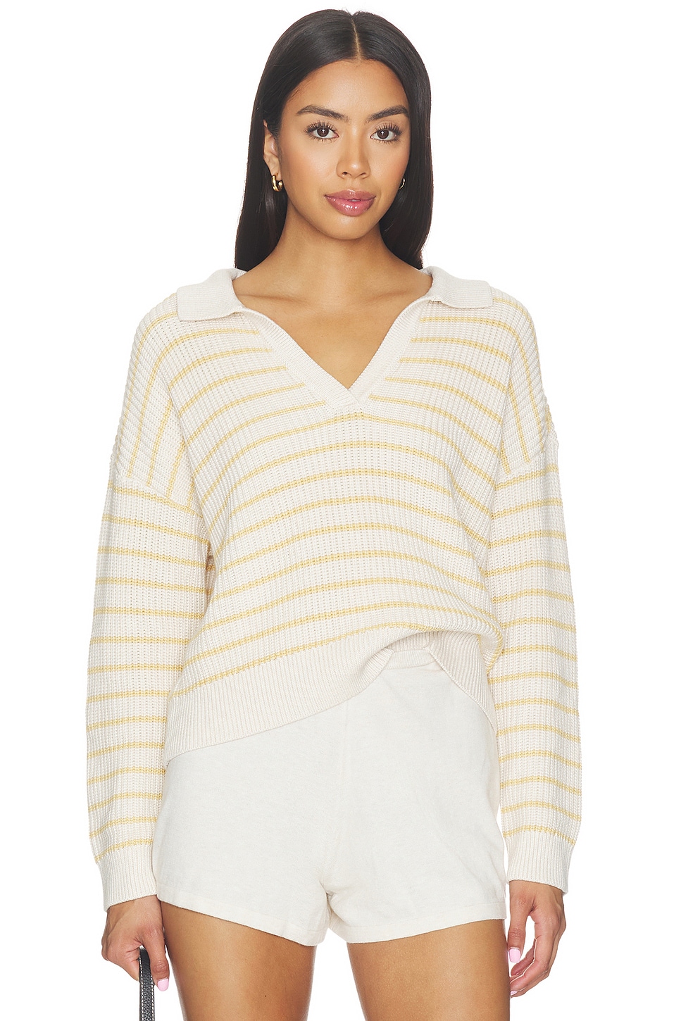 Fine Gauge Polo Top - thumbnail 2
