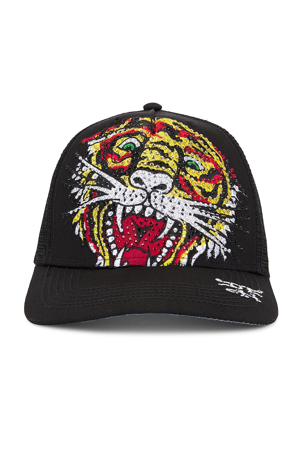 Ed Hardy Rhinestone Tiger Hat in Black | REVOLVE