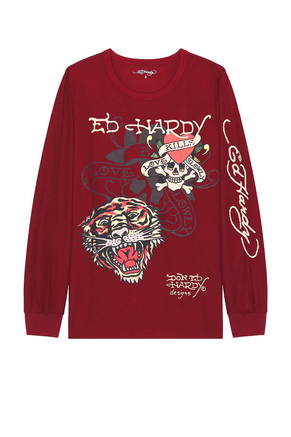 ed hardy rhinestone tiger shirt