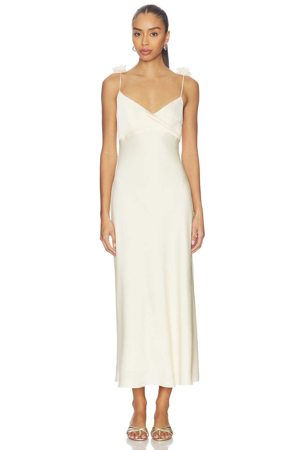 Elodie the Label Pamela Dress in Pear Sorbet | REVOLVE
