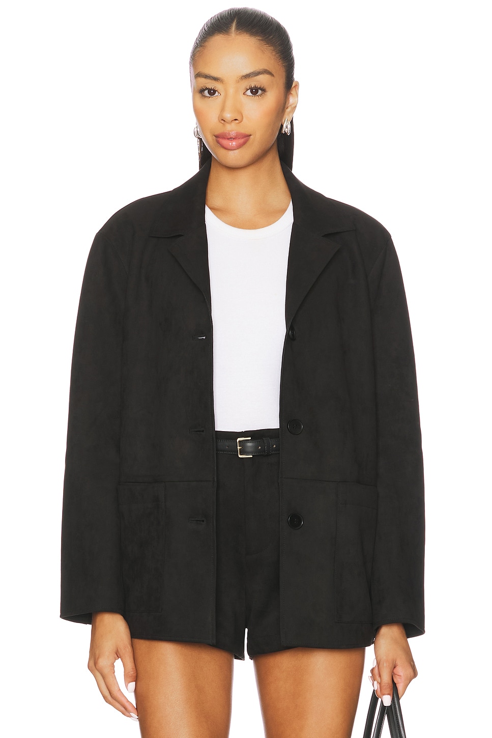 Elodie the Label Elodie Hayes Vegan Suede Jacket