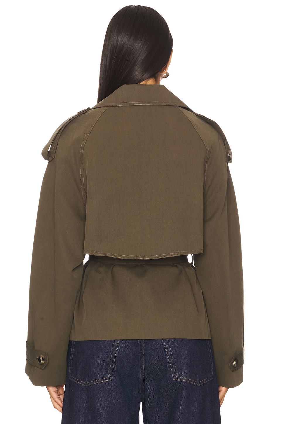 Elodie the Label Elodie Eleanor Cropped Trench Coat
