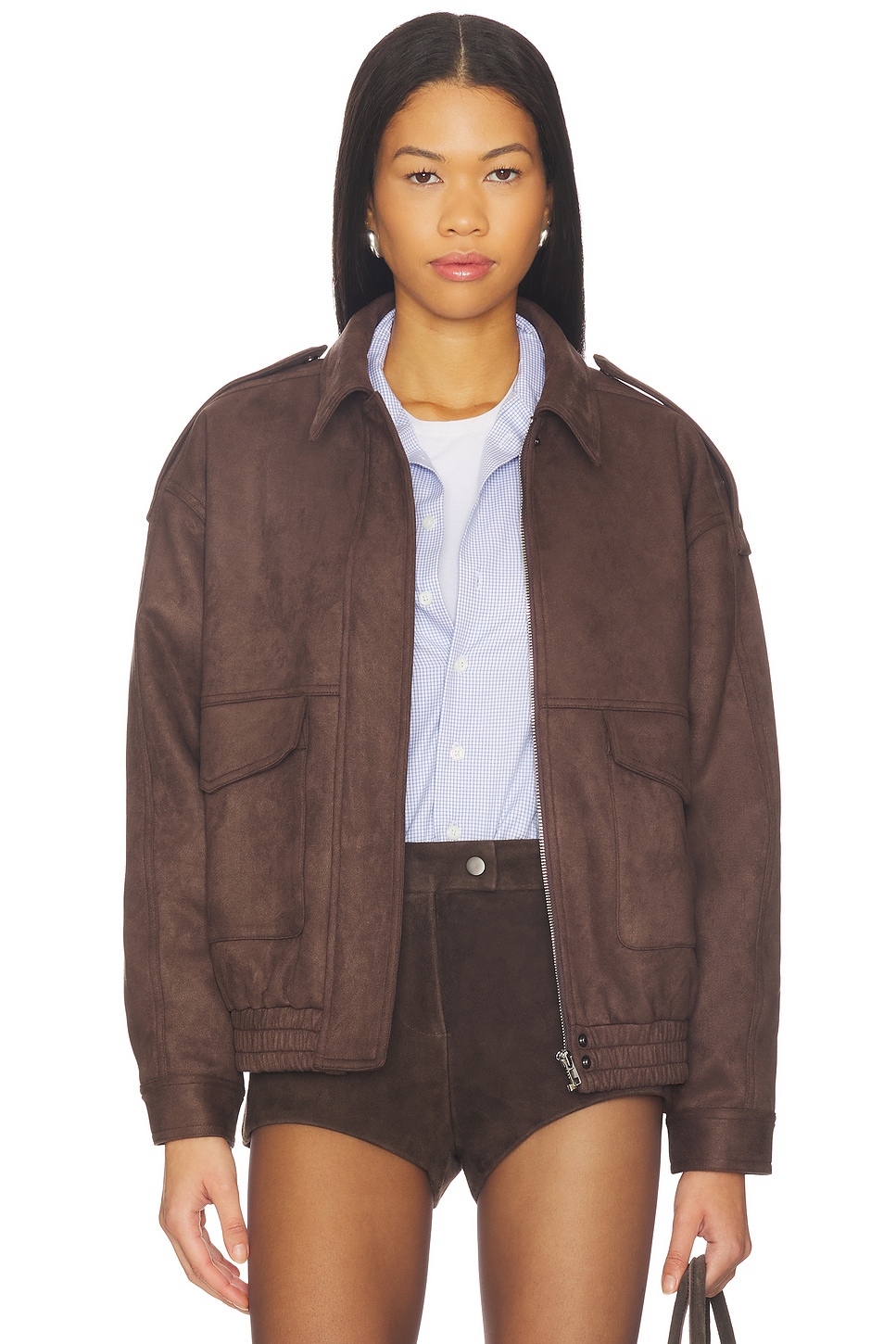 Elodie the Label Elio Vegan Suede Jacket