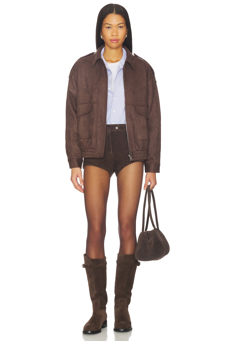 Elodie the Label Elio Vegan Suede Jacket