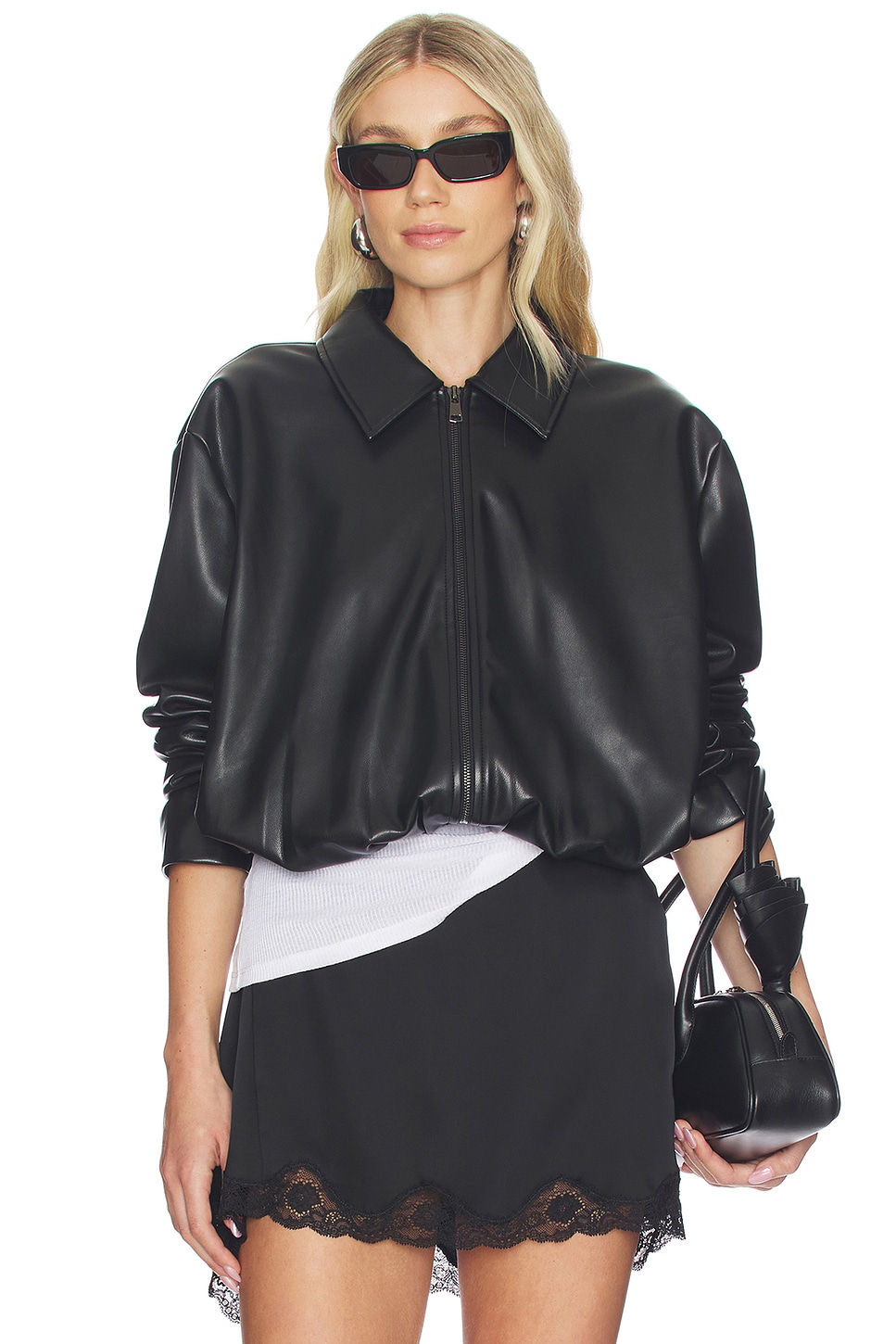 Kael Faux Leather Jacket
