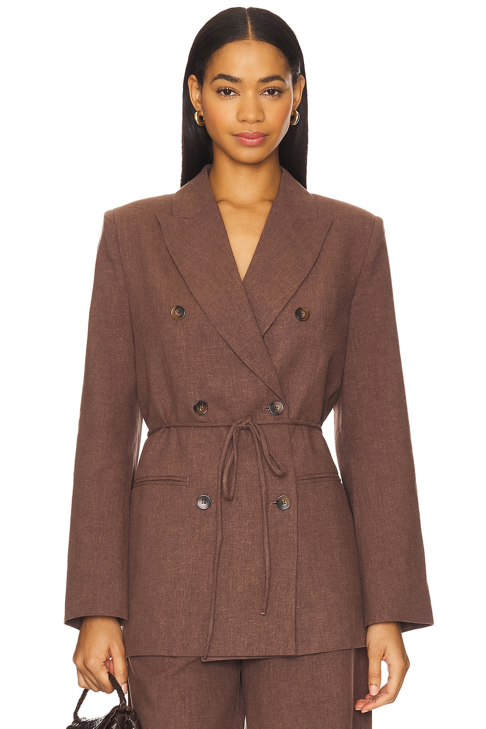 Dion Linen Blazer - Thumbnail 1