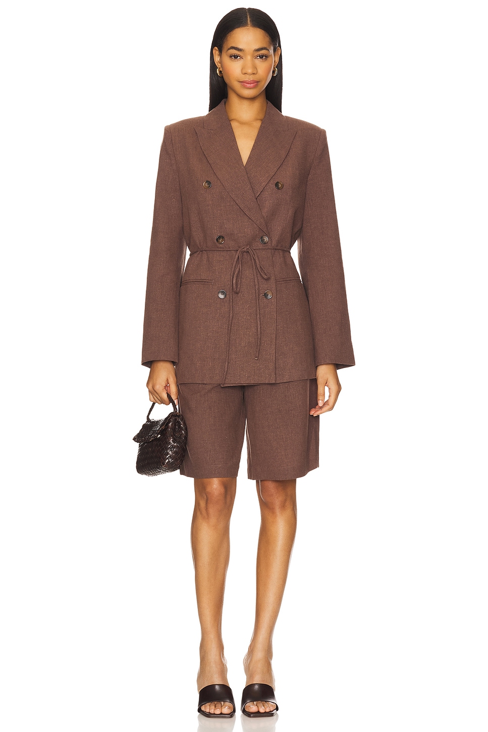 Dion Linen Blazer - Thumbnail 4