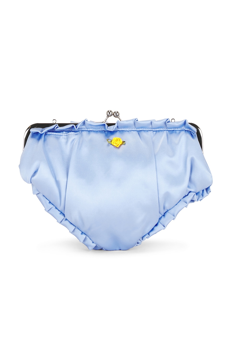 Edie Parker Cheeky Collection Satin Undie Clutch
