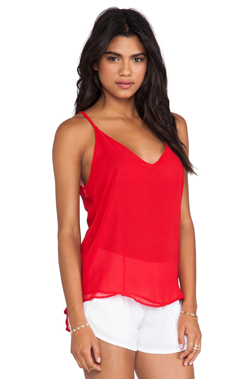 Red Racerback Tank Eight Sixty Racerback Tank in Red Lipstick | REVOLVE