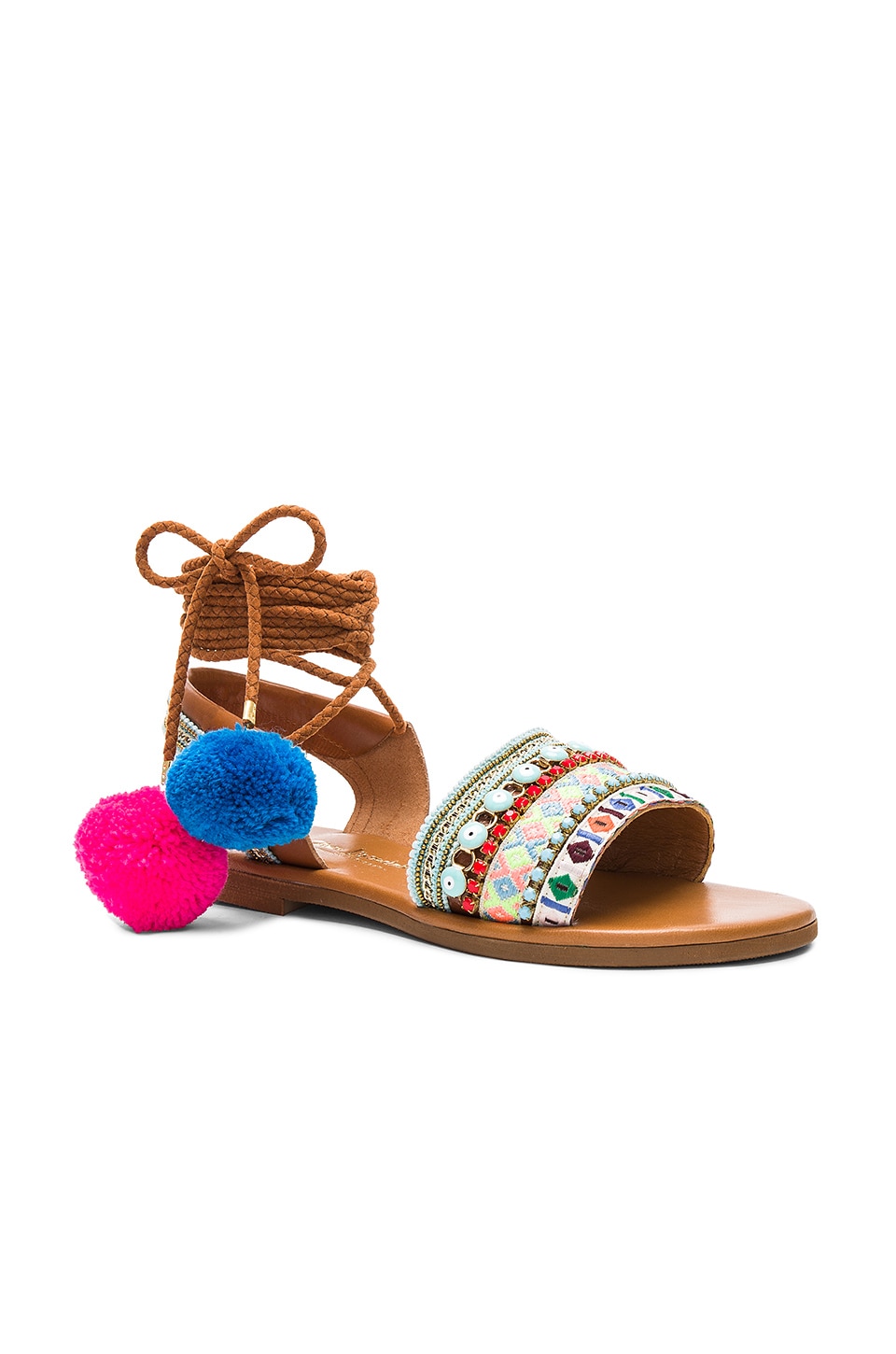 ELINA LINARDAKI La Lover Sandals in Multi | ModeSens