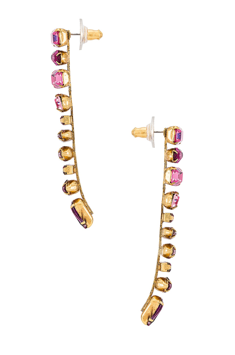 Elizabeth Cole Starla Earrings in Pink