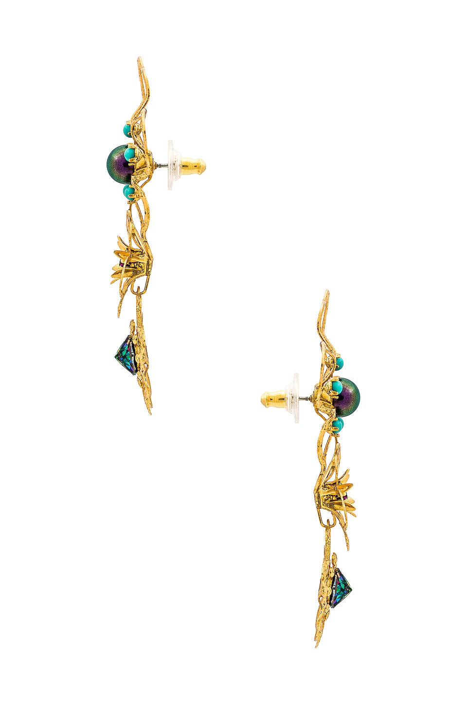 Elizabeth Cole Delaney Earrings in Purple