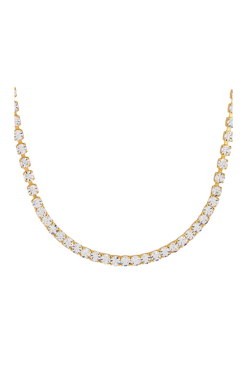 Elizabeth Cole Lorelei Necklace in Crystal