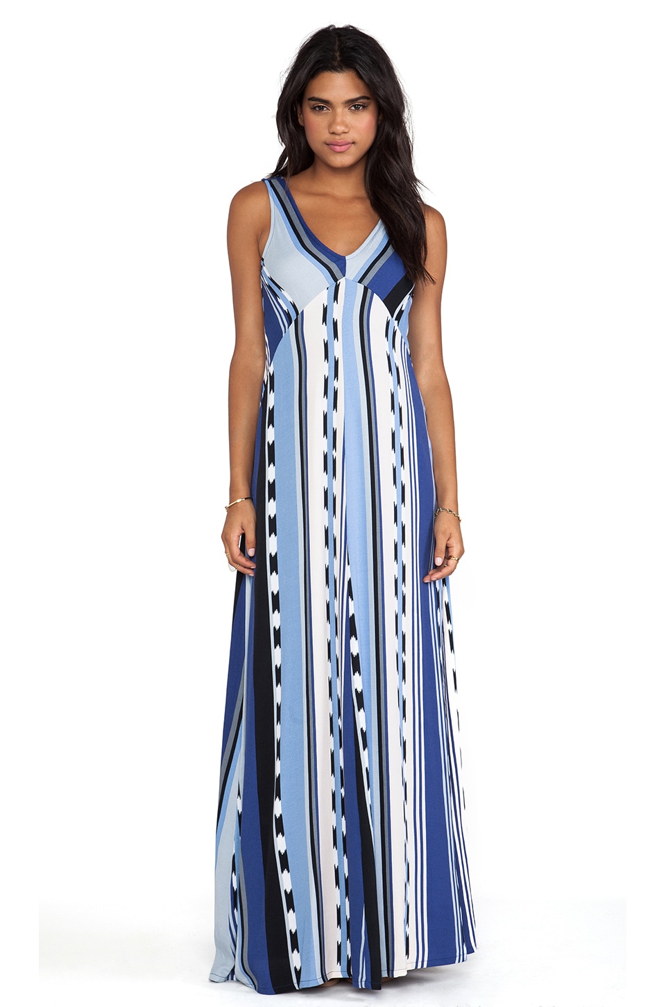 Ella Moss Surfer Stripe Maxi Dress in Ocean | REVOLVE