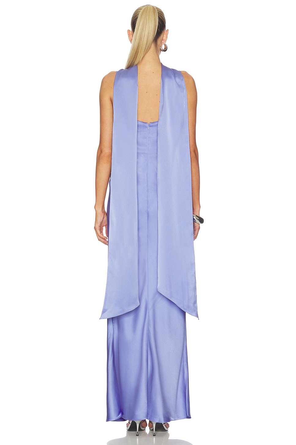 jacinta maxi dress Jacinta One Shoulder Maxi Dress / Cyan Blue | MESHKI