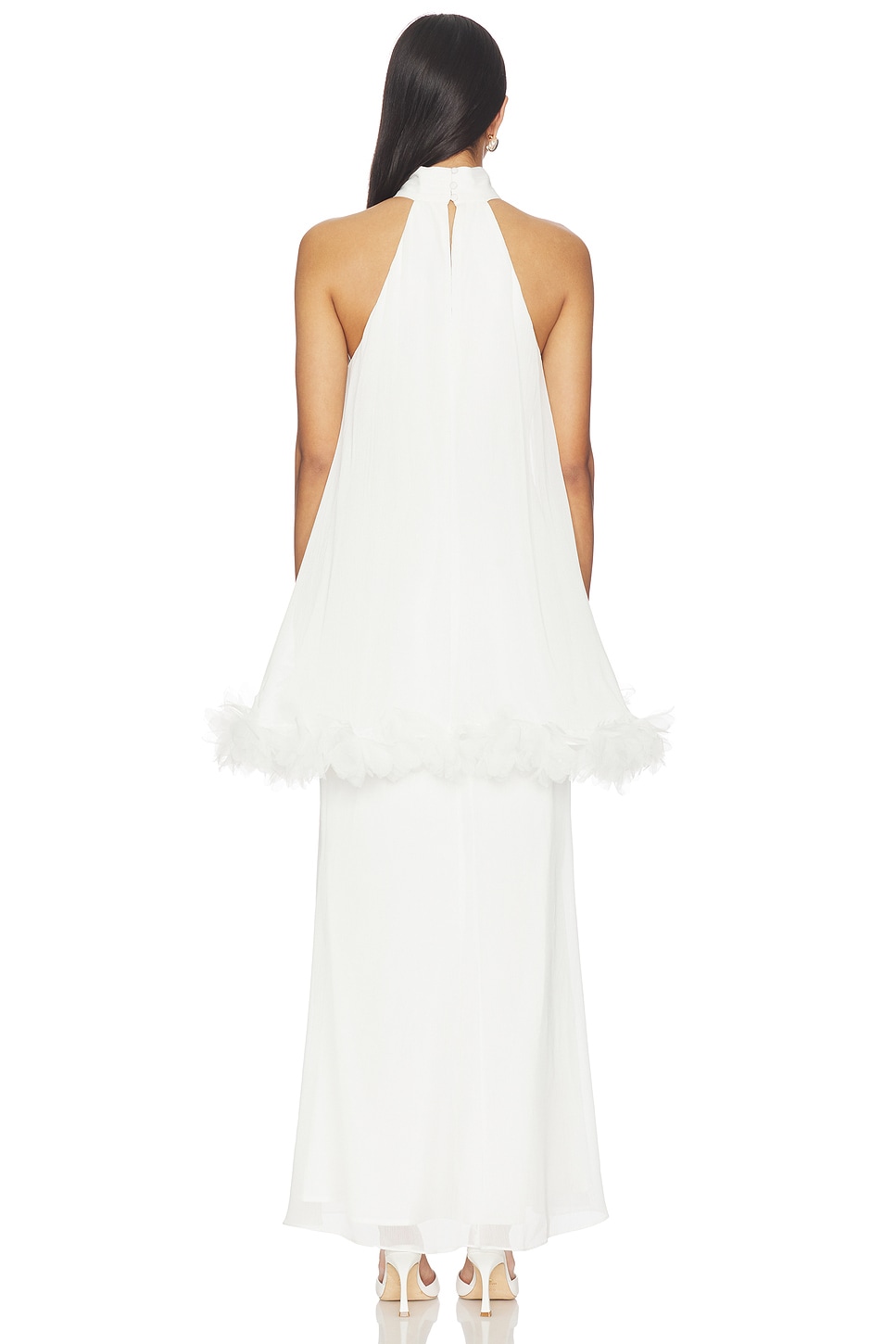 long layered dresses Long A-Line Tiered Layered Tulle Gown