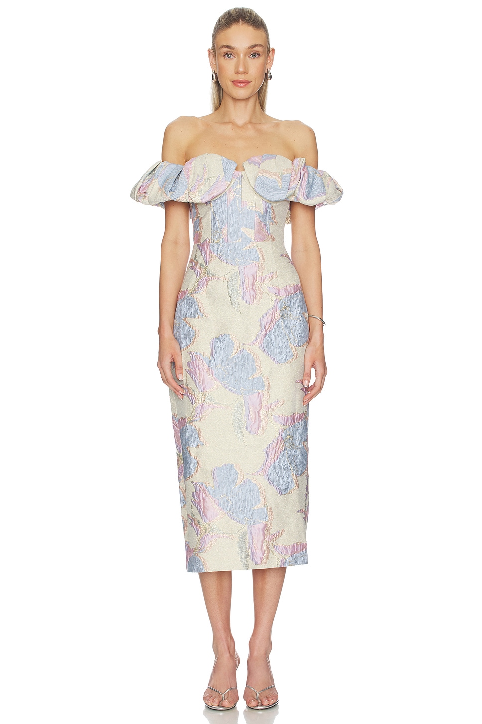Marlene Strapless Midi Dress