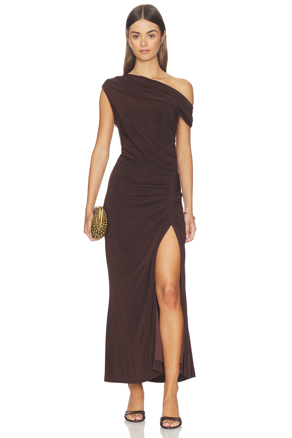 Simone One Shoulder Maxi Dress