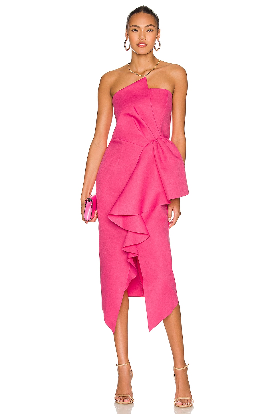 ELLIATT Reception Dress in Fuchsia