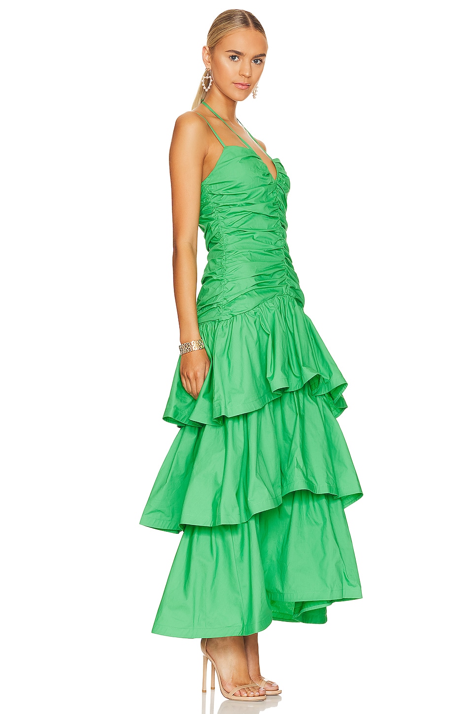 ELLIATT Mountain Maxi Dress in Green