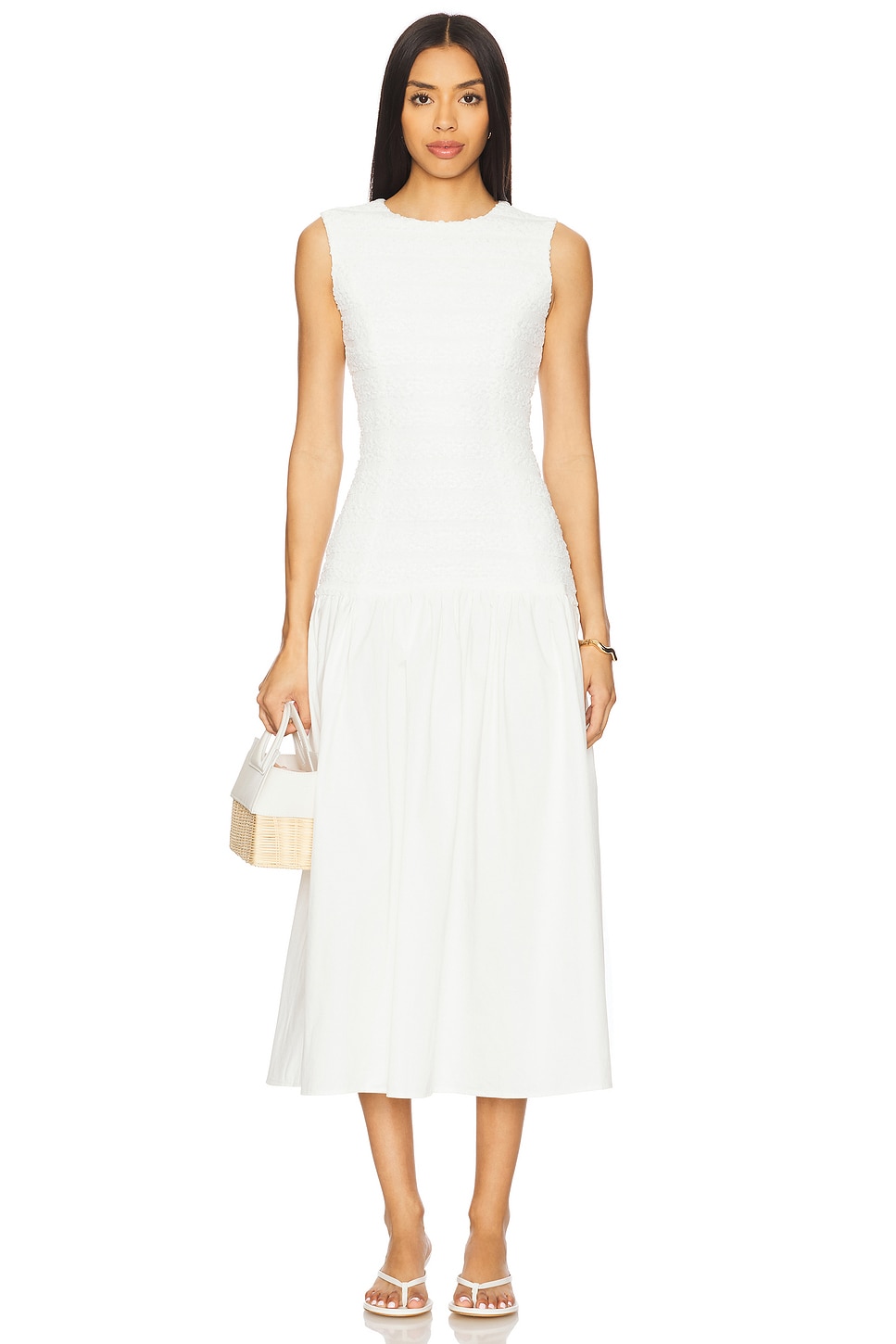 white christmas dresses Isabelle Cream Grey Red Rose Float Sleeve Maxi Dress – Scarlett & Jo main image 1
