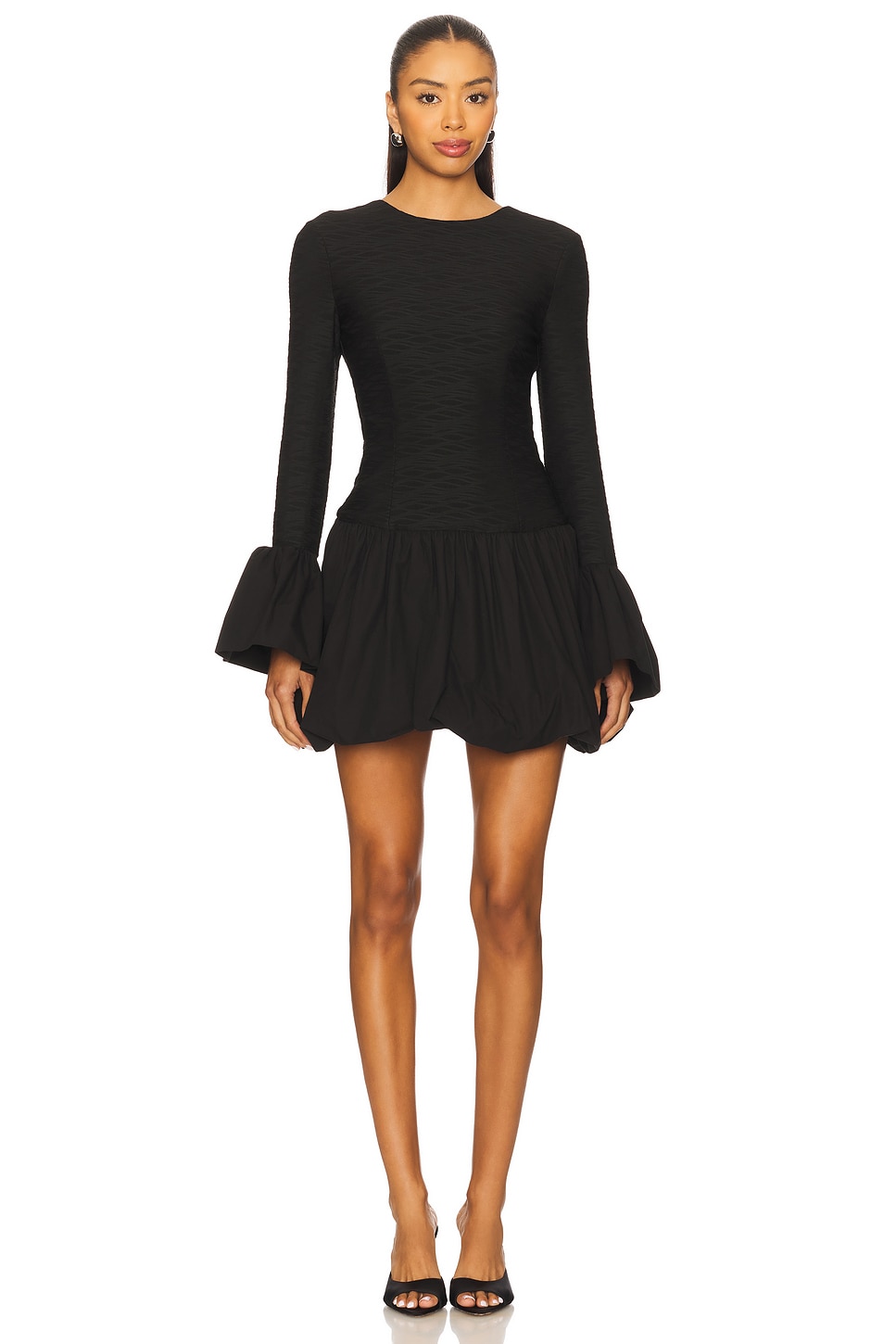 Theodara Long Sleeves Mini Dress