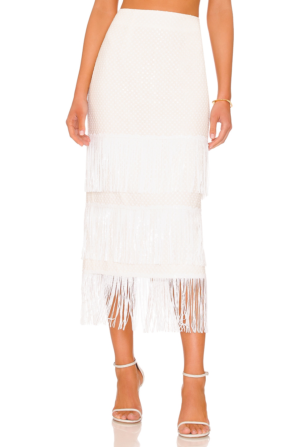 ELLIATT Water Lily Skirt in Ivory REVOLVE