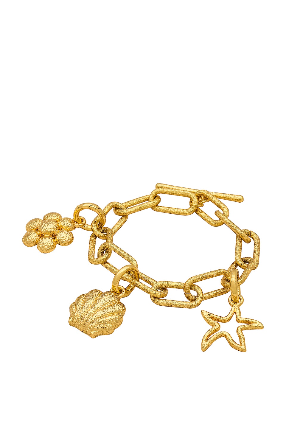 EMMA PILLS Capri Charm Bracelet in Gold | REVOLVE