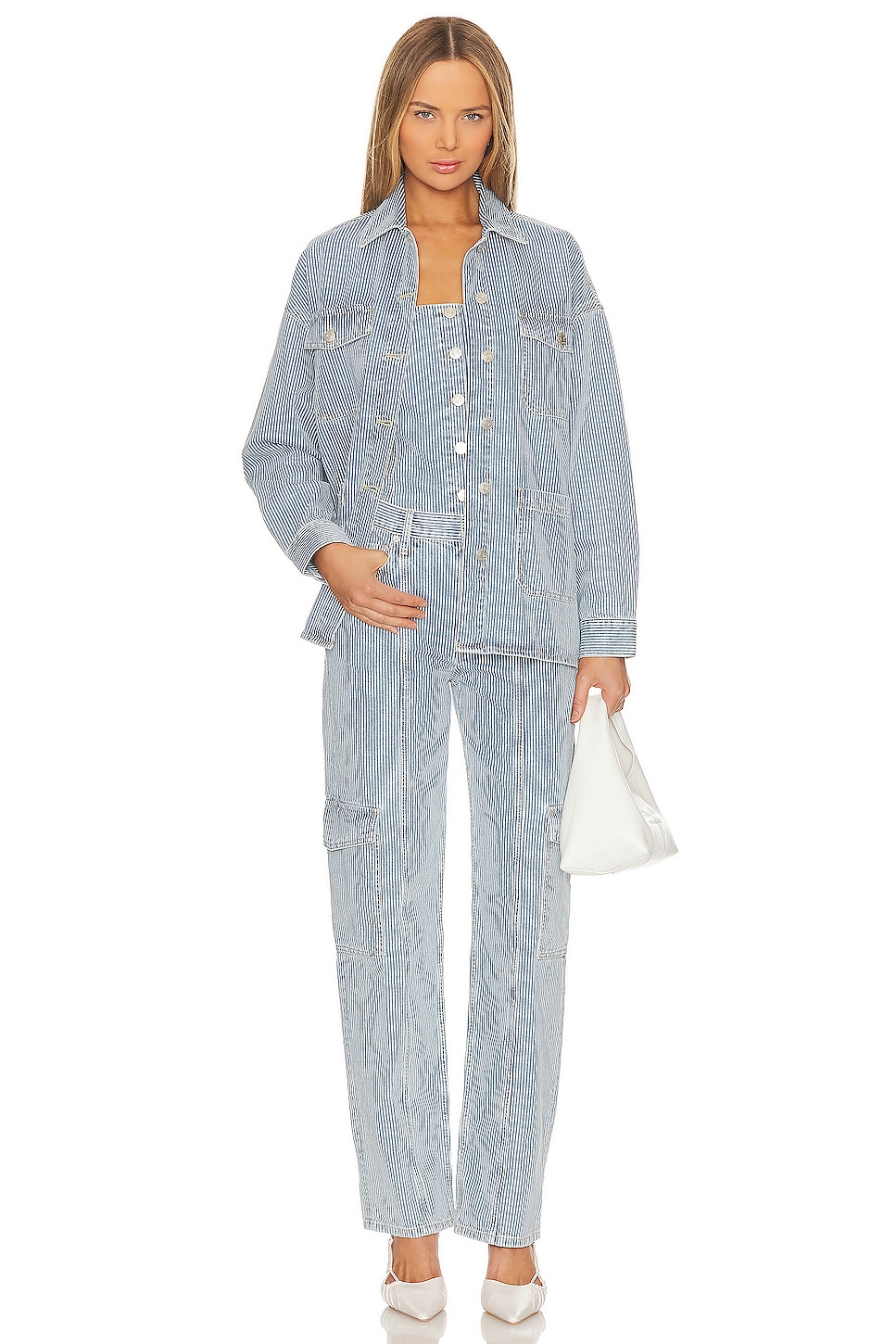 Diana Denim Utility Jeans - Thumbnail 4