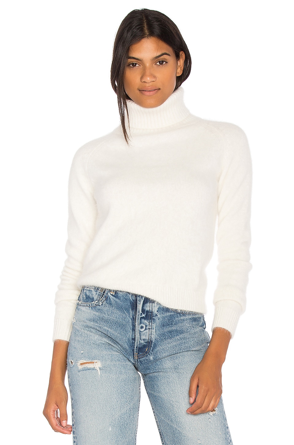 Endless Rose Wide Turtleneck Sweater in Off White | REVOLVE