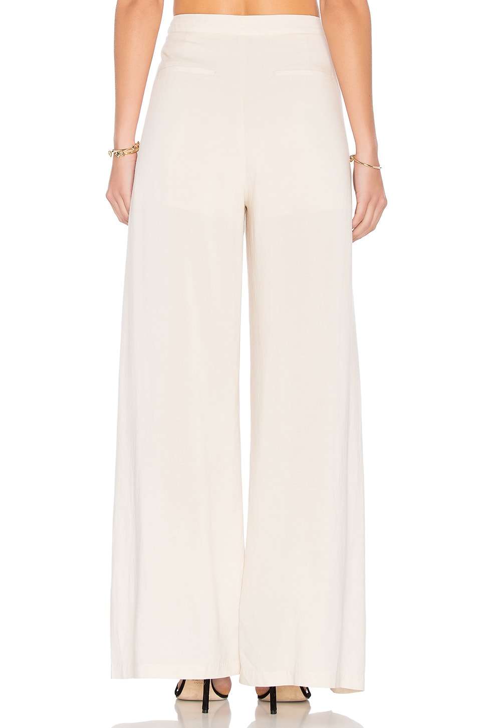 ENDLESS ROSE Pleated Pants in Ivory | ModeSens