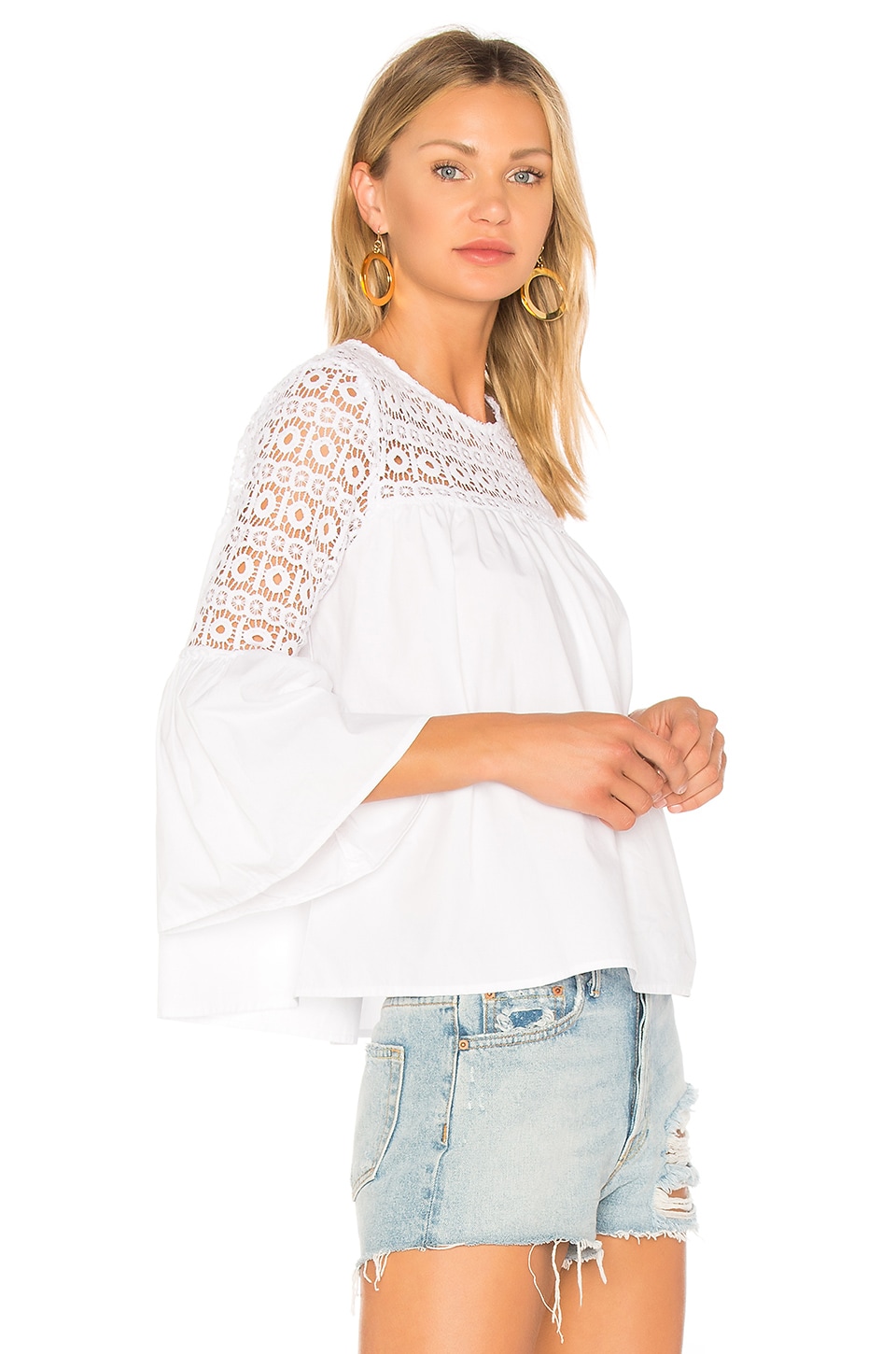 Endless Rose Louvre Top in Off White | REVOLVE
