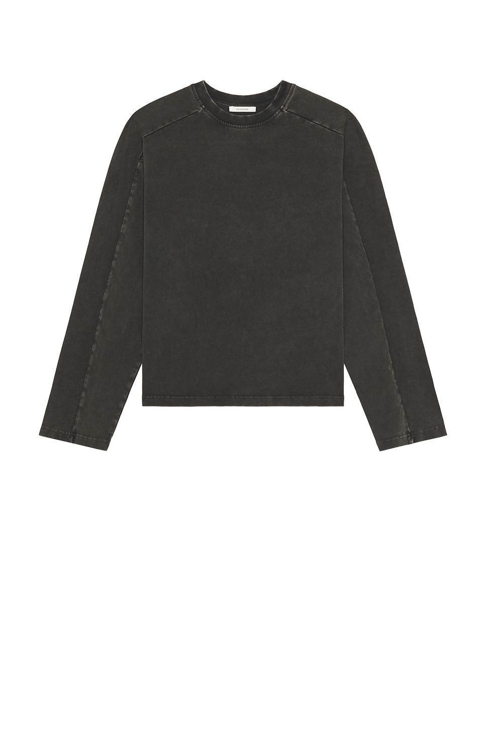 Entire Studios Heavy Long Sleeve Tee in Washed Black | REVOLVE