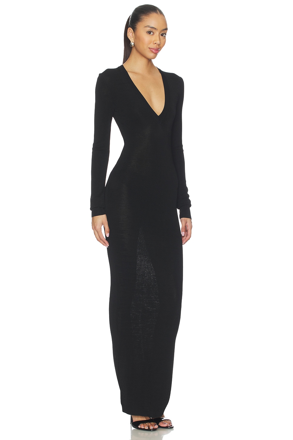 V Neck Dress - thumbnail 2