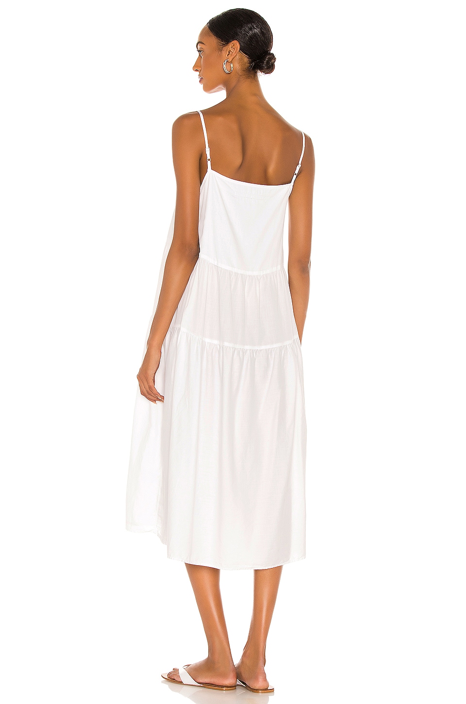 Enza Costa Cotton Tiered Dress