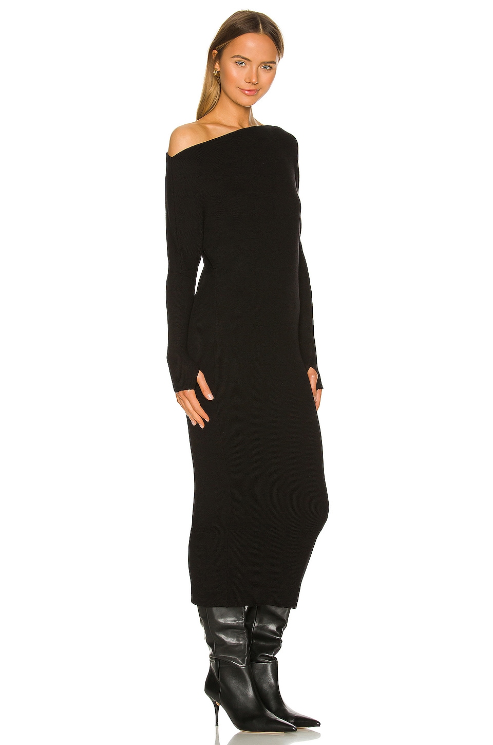Enza Costa Sweater Knit Slouch Dress thumbnail