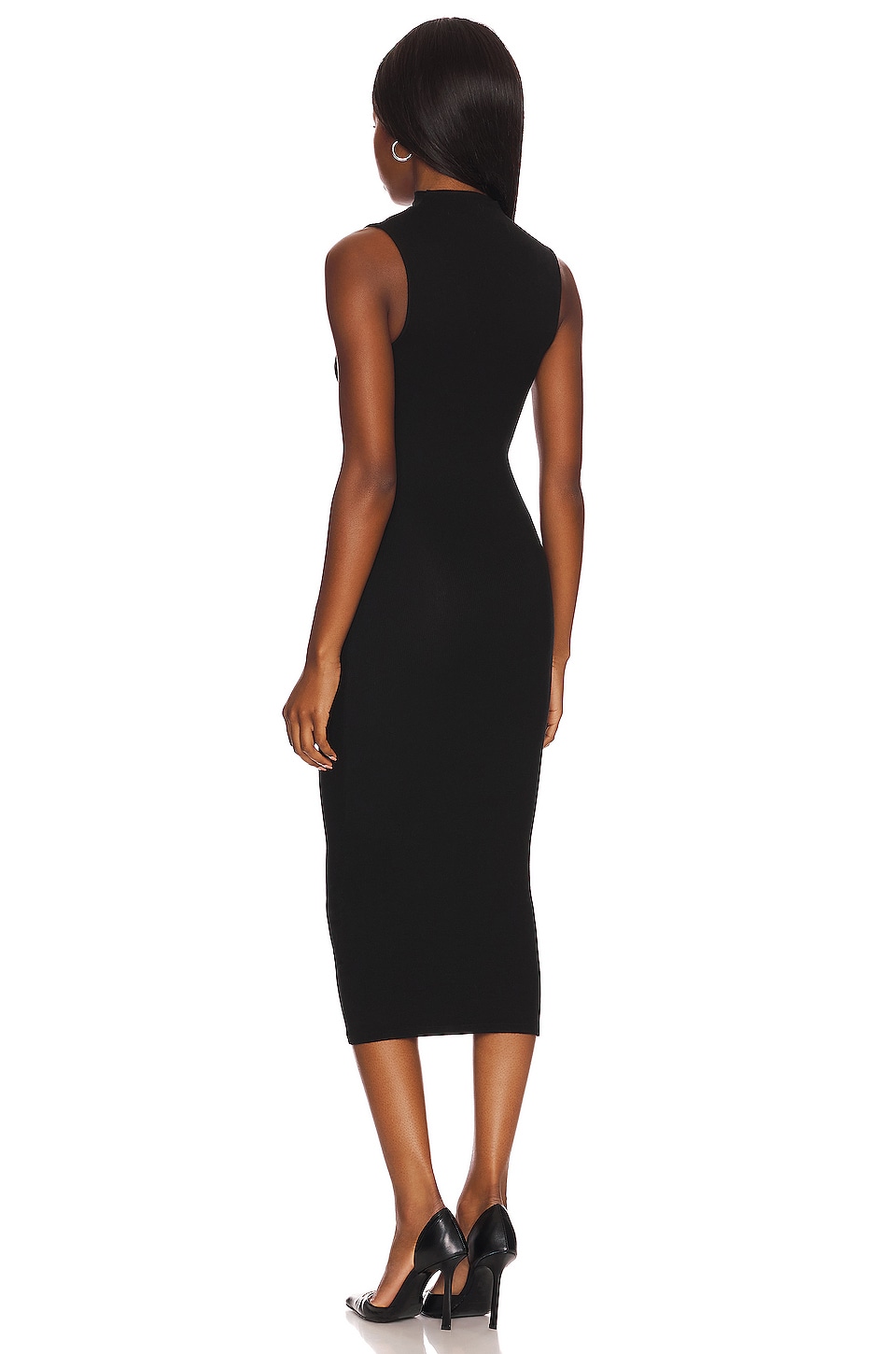 Enza Costa Silk Knit Sleeveless Twist Midi Dress in Black | REVOLVE Enza Costa Silk Knit Sleeveless Twist Midi Dress in Black | REVOLVE