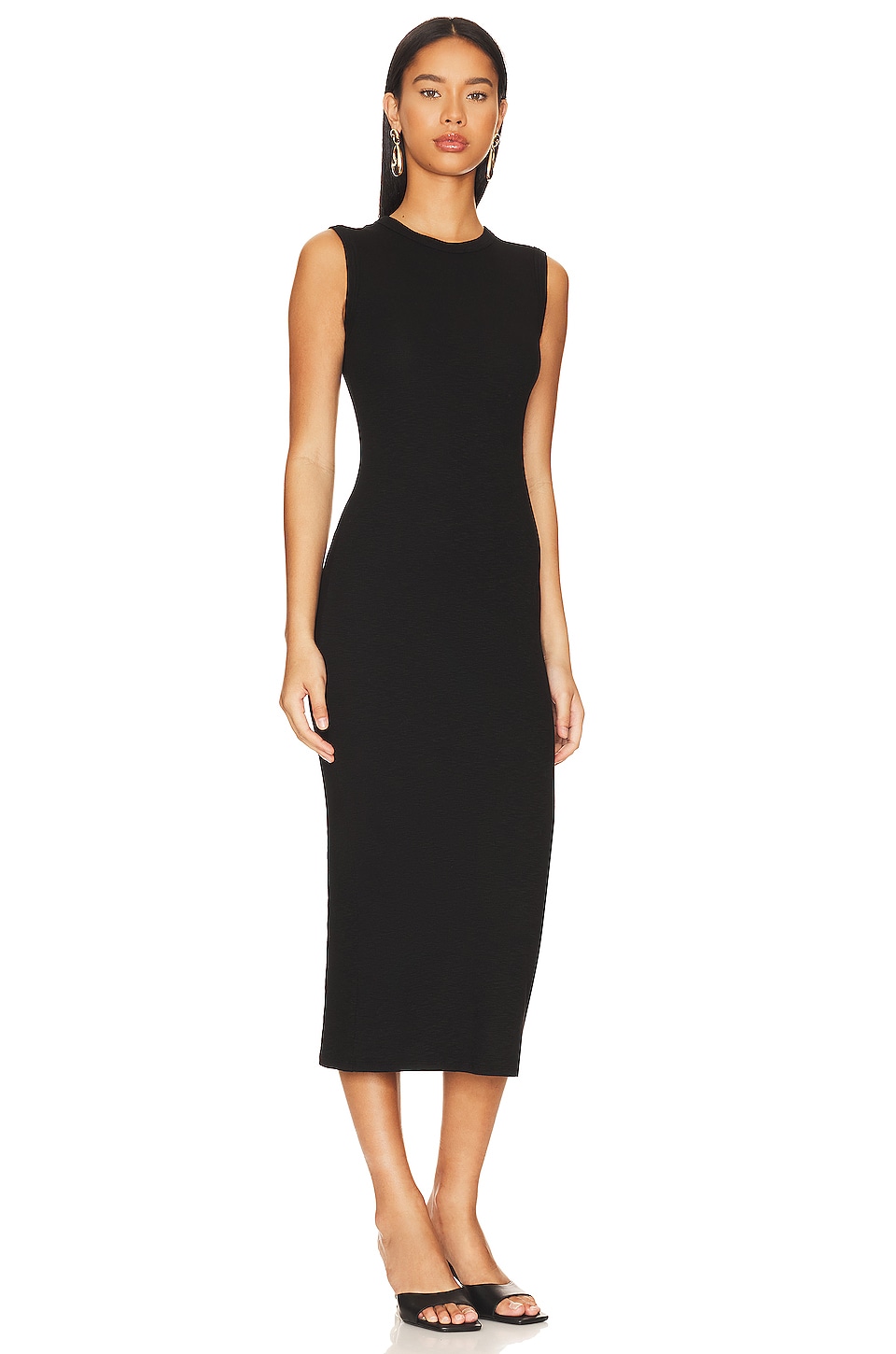 Enza Costa TEXTURED KNIT スリーブレスマキシ