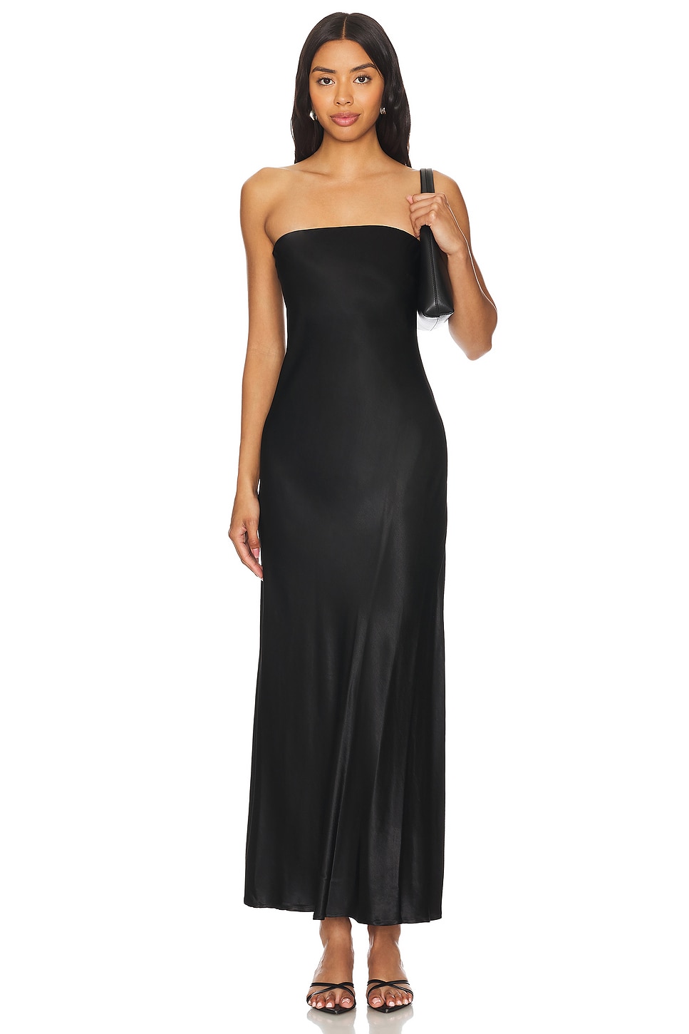 Enza Costa Satin Bias Dress