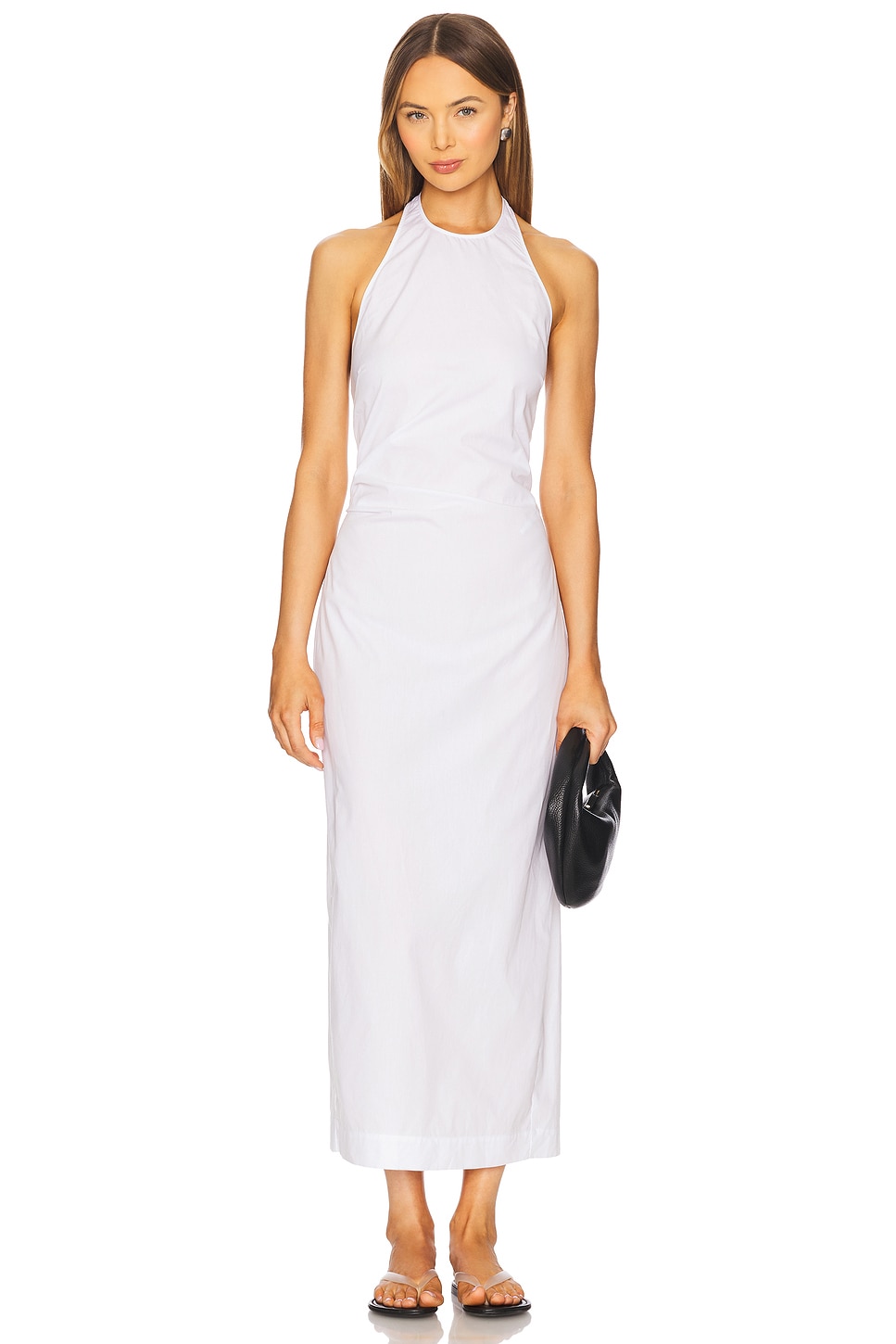 Enza Costa Poplin Halter Dress