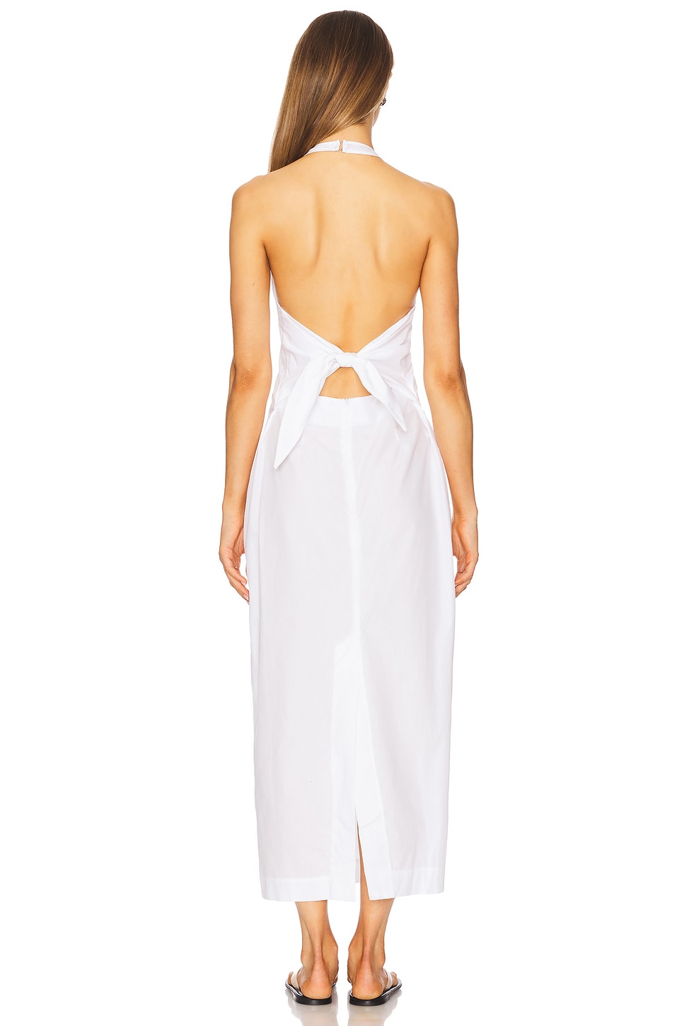 Enza Costa Poplin Halter Dress thumbnail
