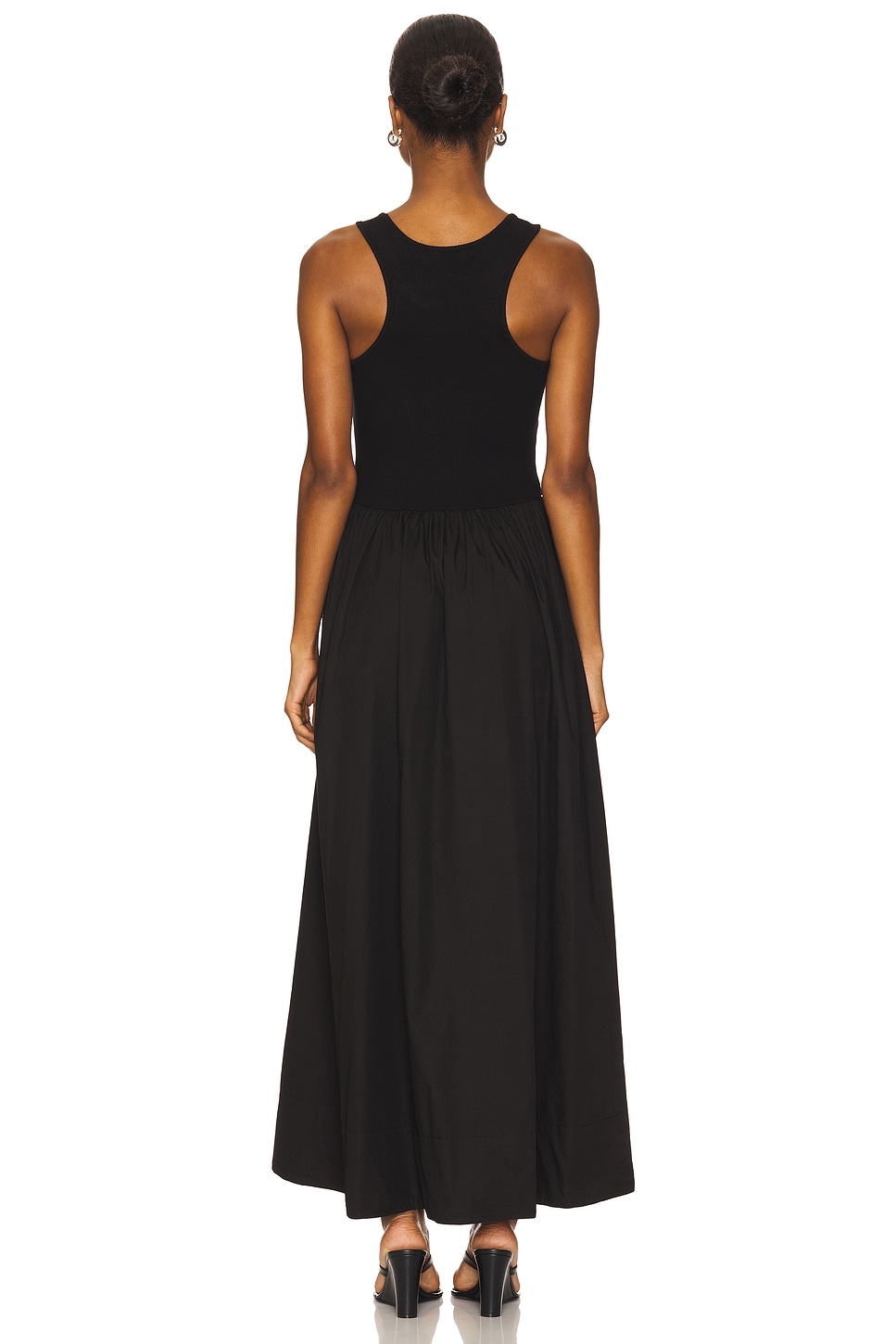 Enza Costa Cotton Resort Tank Dress in Black | REVOLVE