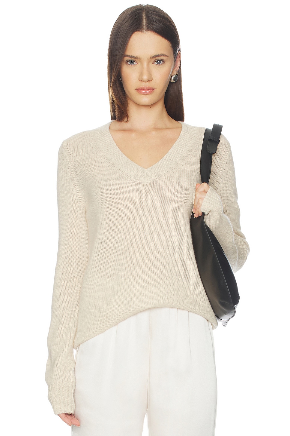 Cashmere V-Neck Pullover - thumbnail 2