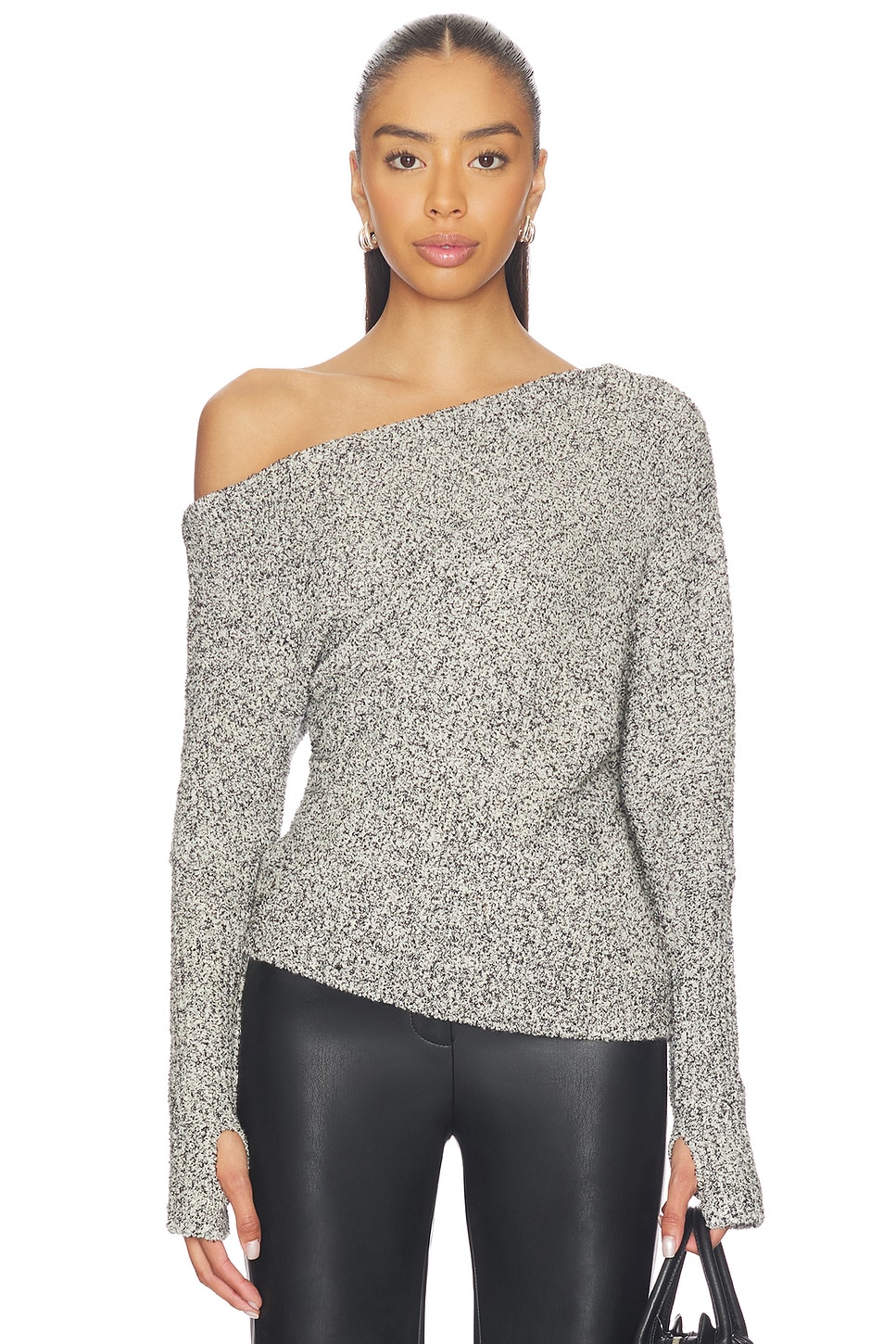leslie knit dress Twilight Moments Long Sleeve Knit Dress Cream