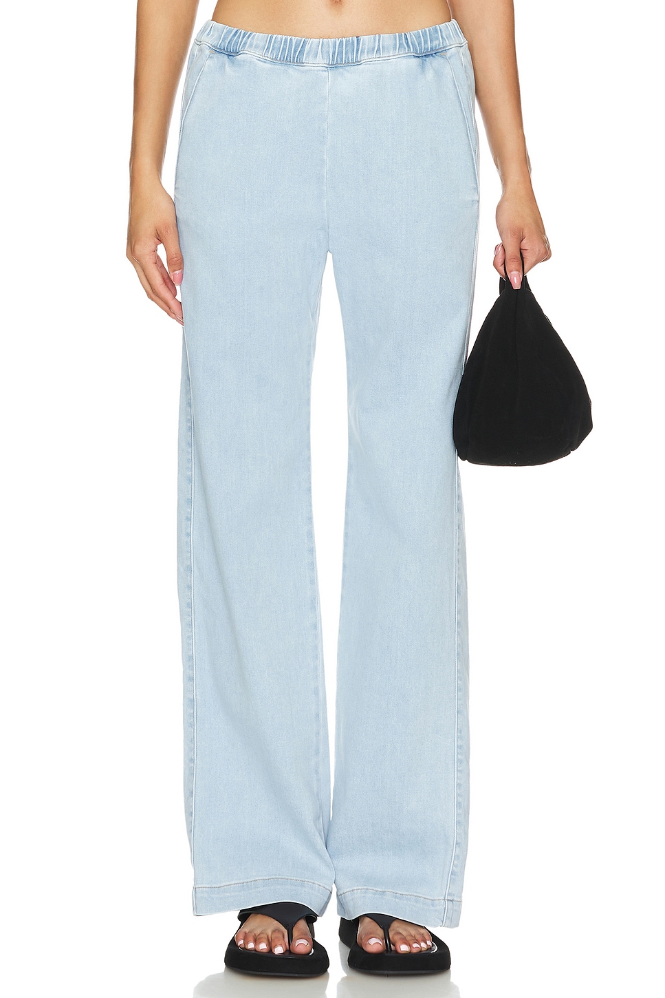 Enza Costa Wave Print Resort Pant