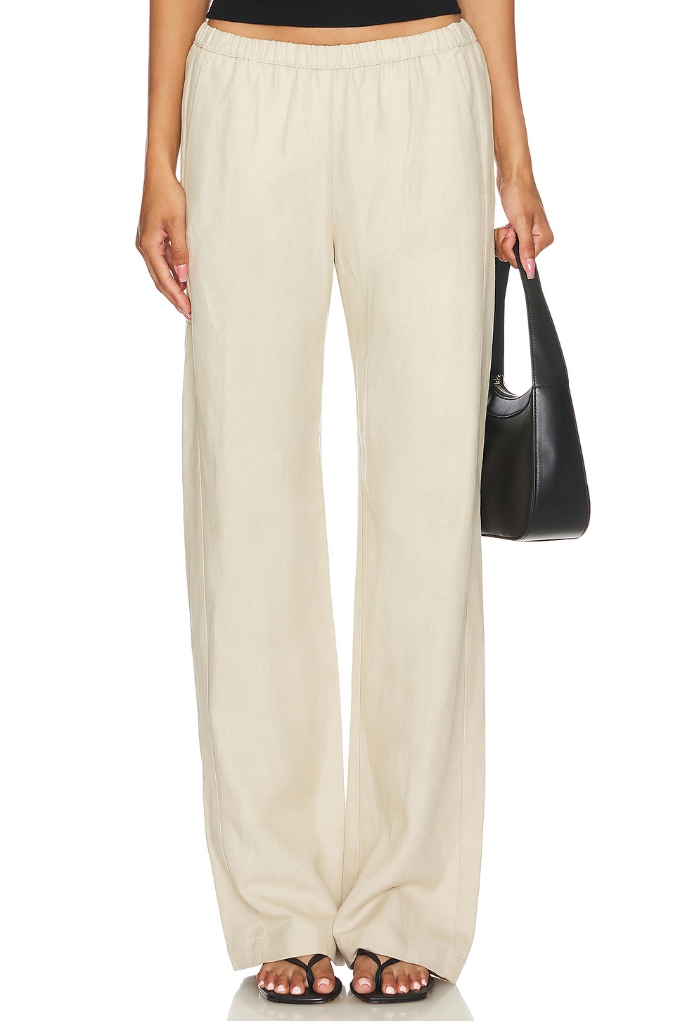 Enza Costa Twill Everywhere Pant in Stone | REVOLVE